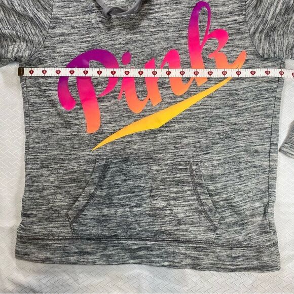 Pink Gray Hoodie with Pink and Orange Accents Size XS - Picture 6 of 6